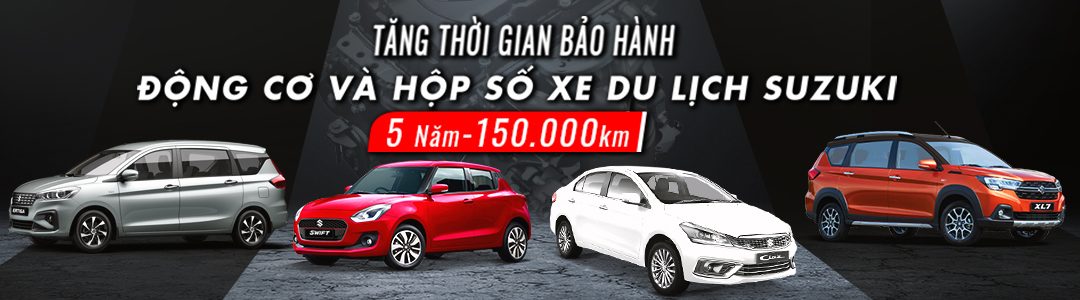 TĂNG THỜI HẠN BẢO HÀNH CHO CỤM ĐỘNG CƠ VÀ HỘP SỐ CỦA NEW ERTIGA, XL7, CIAZ VÀ NEW SWIFT